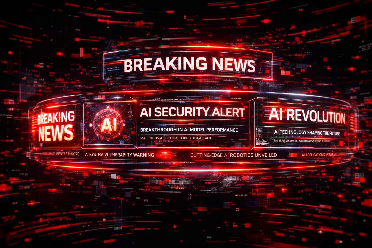 AI models compared on futuristic screens